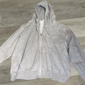 Gray Zip up